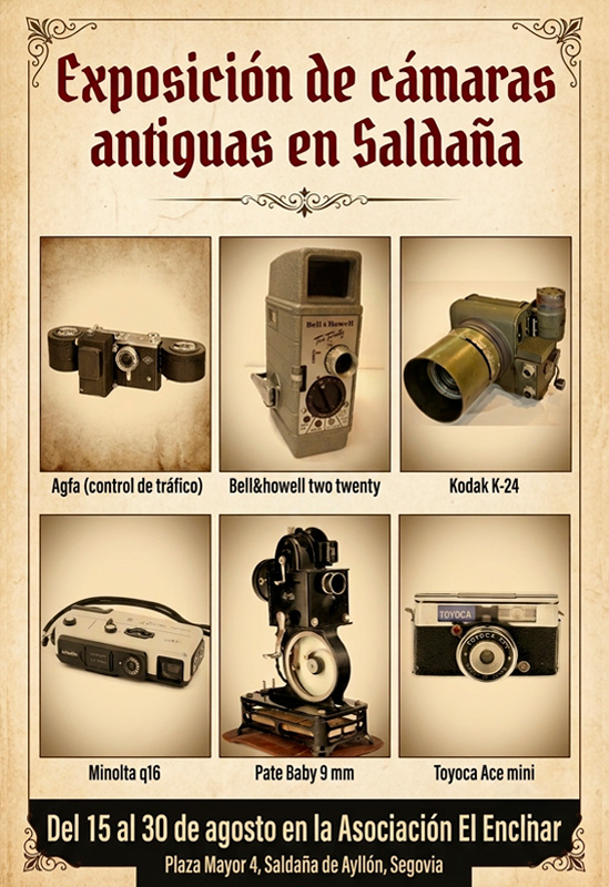 Exposición de cámaras antiguas